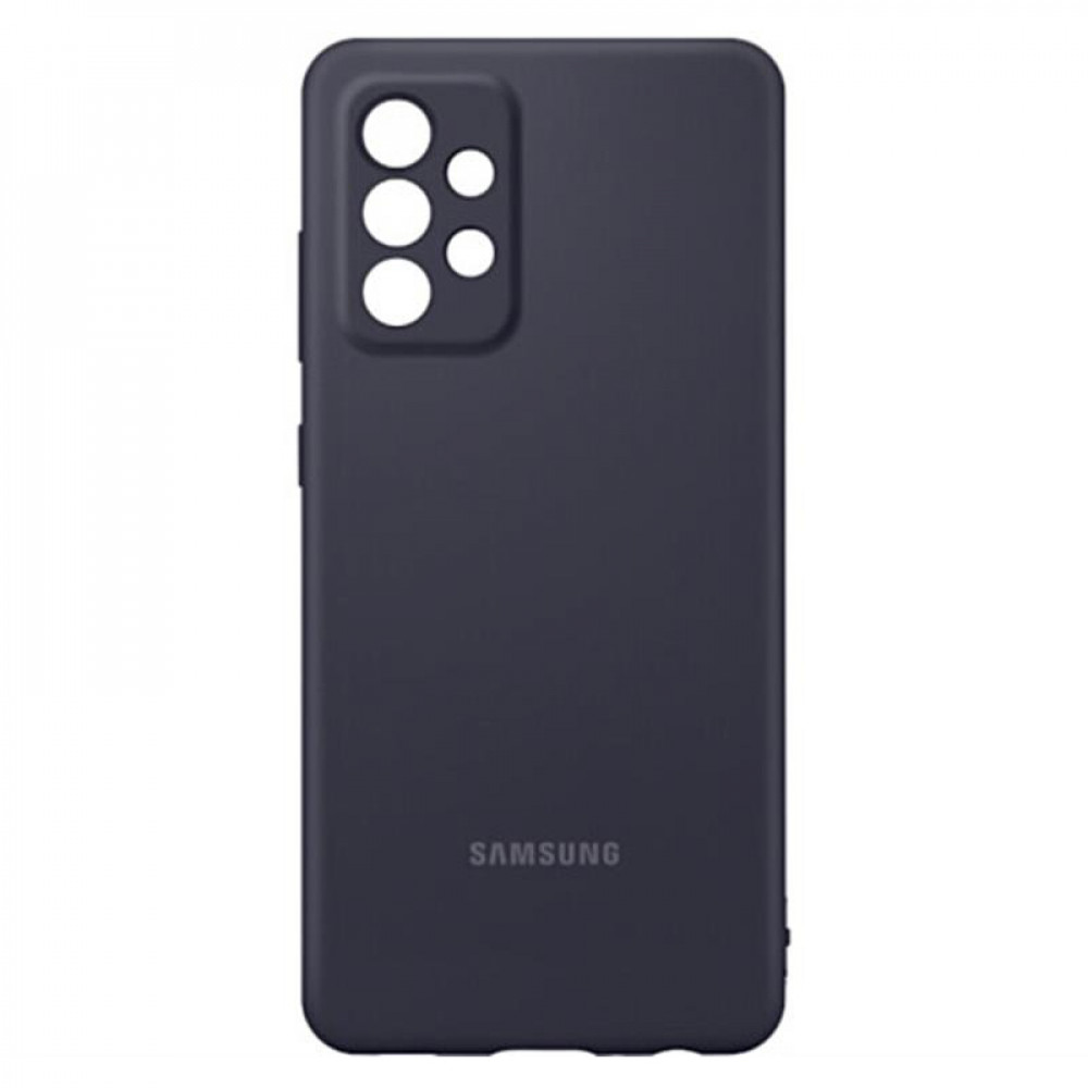 Чохол-накладка Samsung Silicone Cover для Samsung Galaxy A52 SM-A525/SM-A526/A52s SM-A528 Black (EF-PA525TBEGRU)