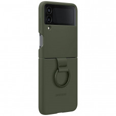 Чохол-накладка Samsung Silicone Cover with Ring для Samsung Galaxy Flip 4 SM-F721 Khaki (EF-PF721TGEGUA)