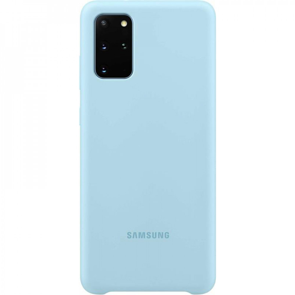 Чохол-накладка Samsung Silicone Cover для Samsung Galaxy S20+ SM-G985 Sky Blue (EF-PG985TLEGRU)