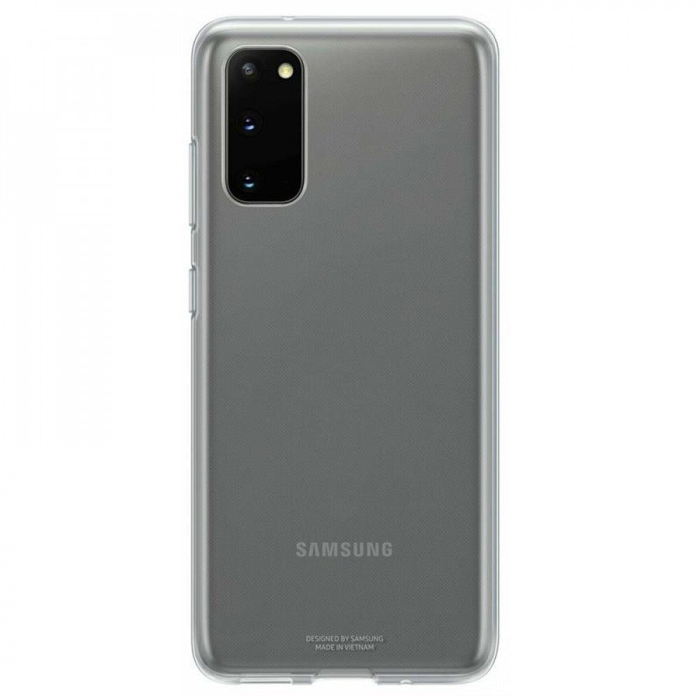 Чохол-накладка Samsung Clear Cover для Samsung Galaxy S20 SM-G980 Transparent (EF-QG980TTEGRU)