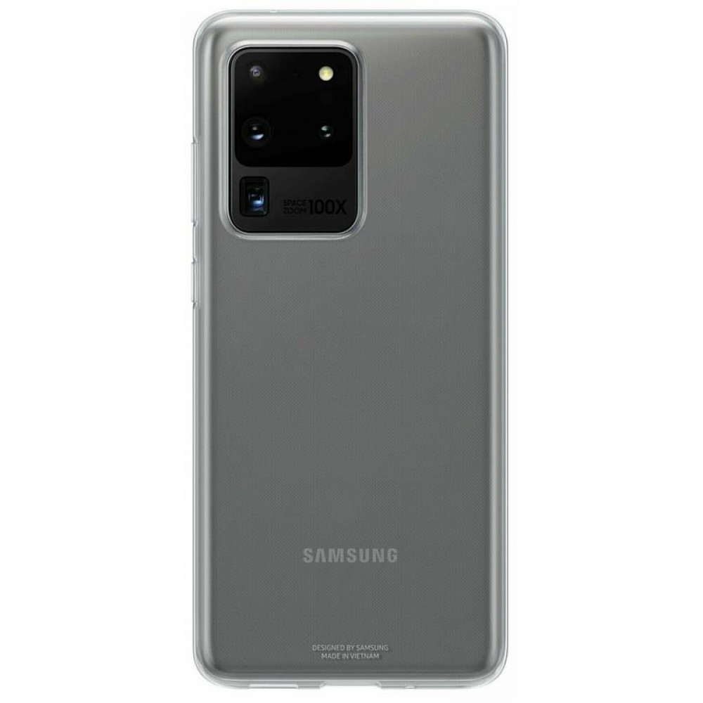 Чохол-накладка Samsung Clear Cover для Samsung Galaxy S20 Ultra SM-G988 Transparent (EF-QG988TTEGRU)