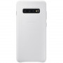 Чохол-накладка Samsung Leather Cover для Samsung Galaxy S10+ SM-G975 White (EF-VG975LWEGRU)