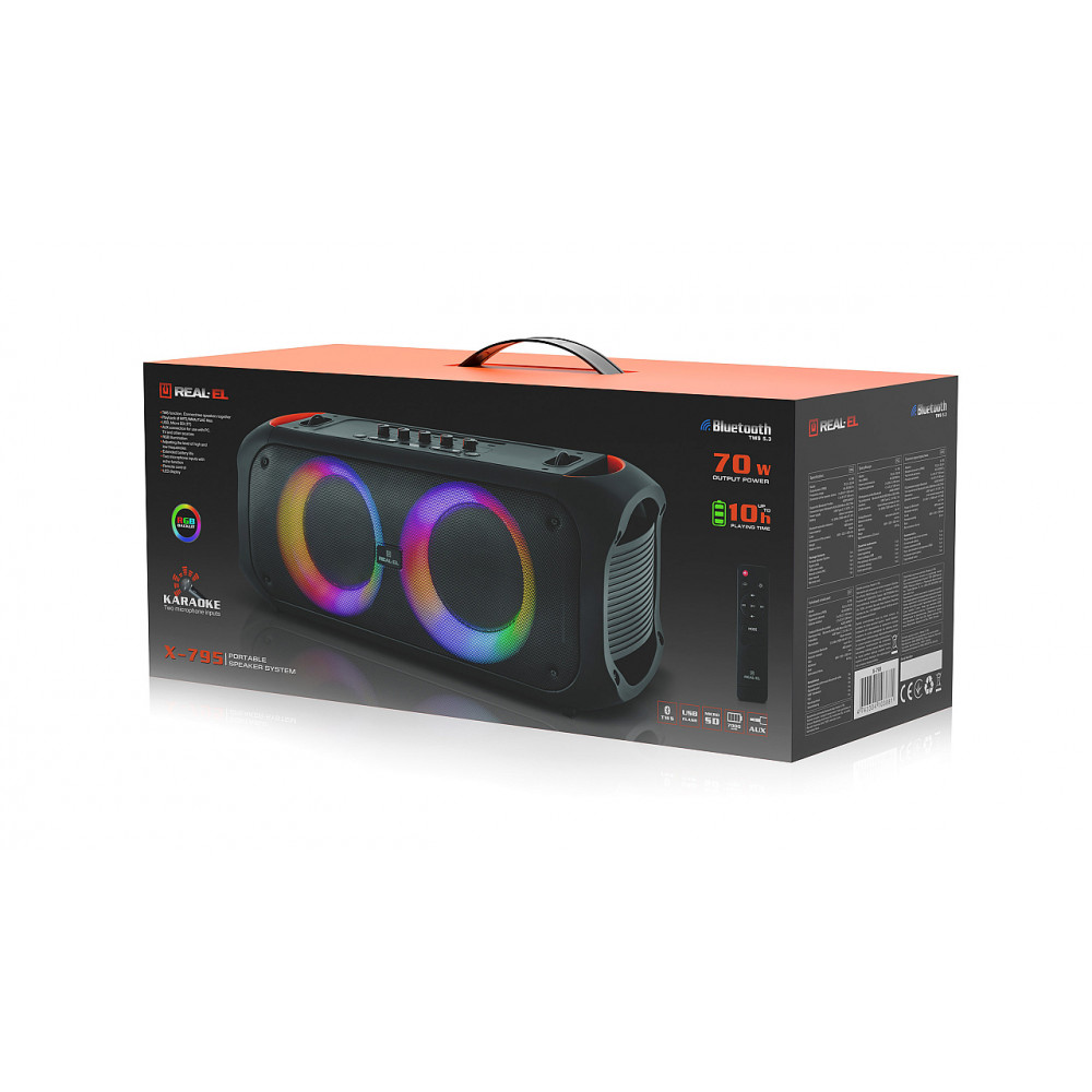 Акустична система REAL-EL X-795 Black