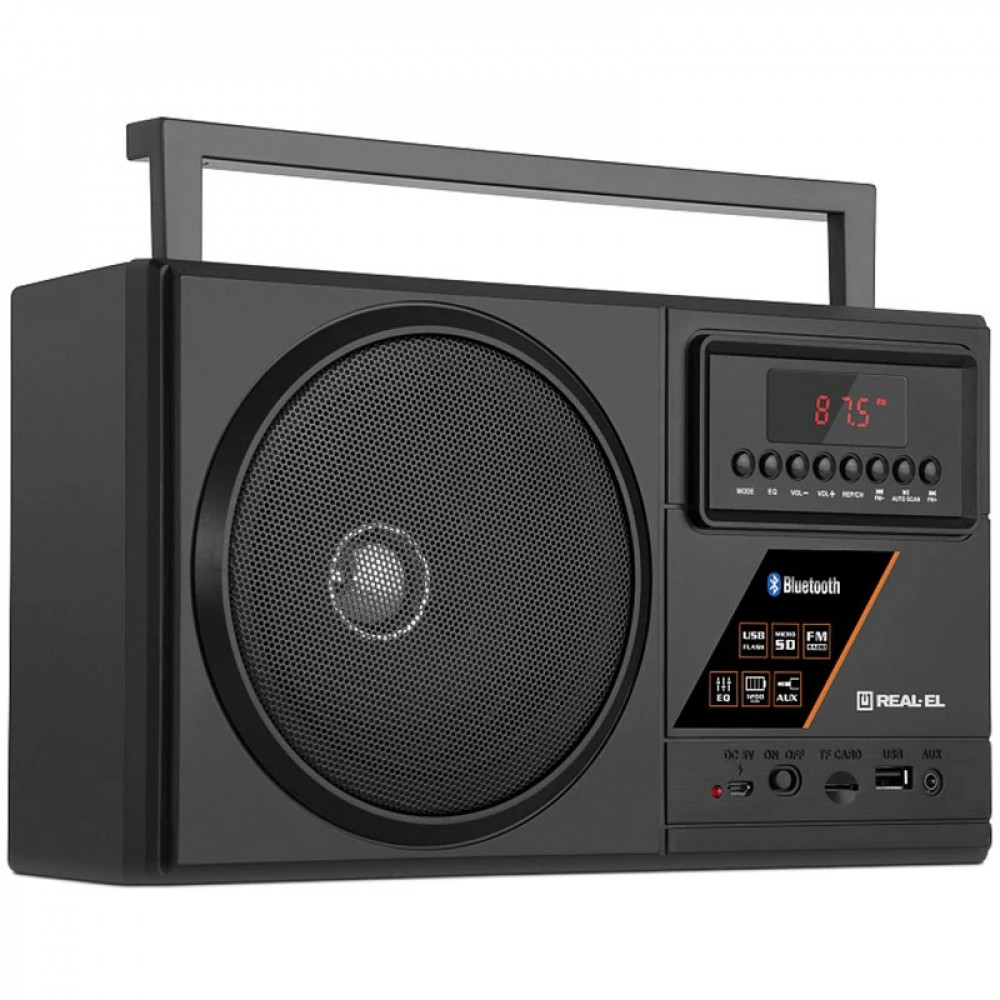 Радіоприймач REAL-EL X-700 Black