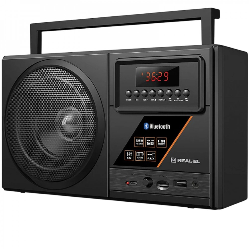 Радіоприймач REAL-EL X-700 Black