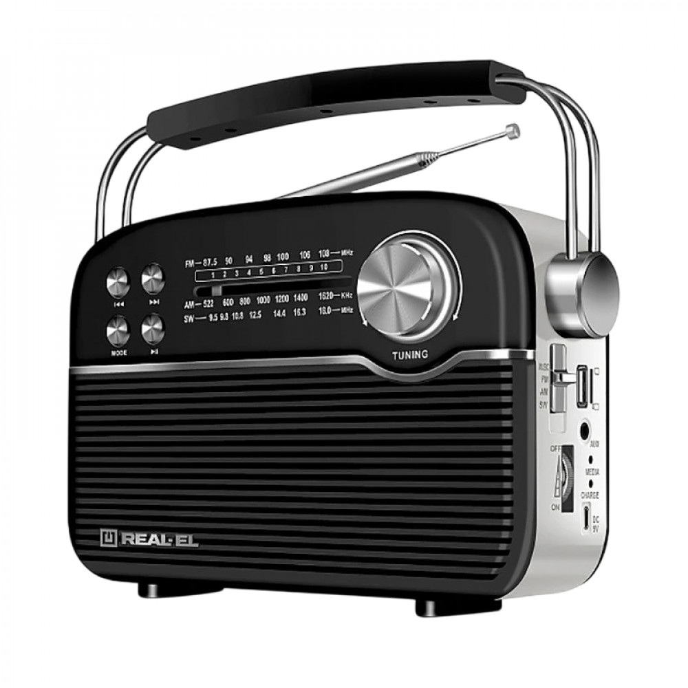 Радіоприймач REAL-EL X-545 Black