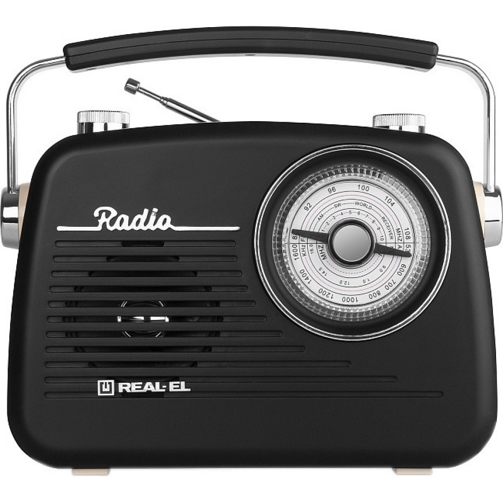 Радіоприймач REAL-EL X-540 Black-Yellow