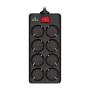 Фільтр живлення REAL-EL RS-8 Protect 1.8 м Black Фільтр живлення REAL-EL RS-8 Protect 1.8 м Black