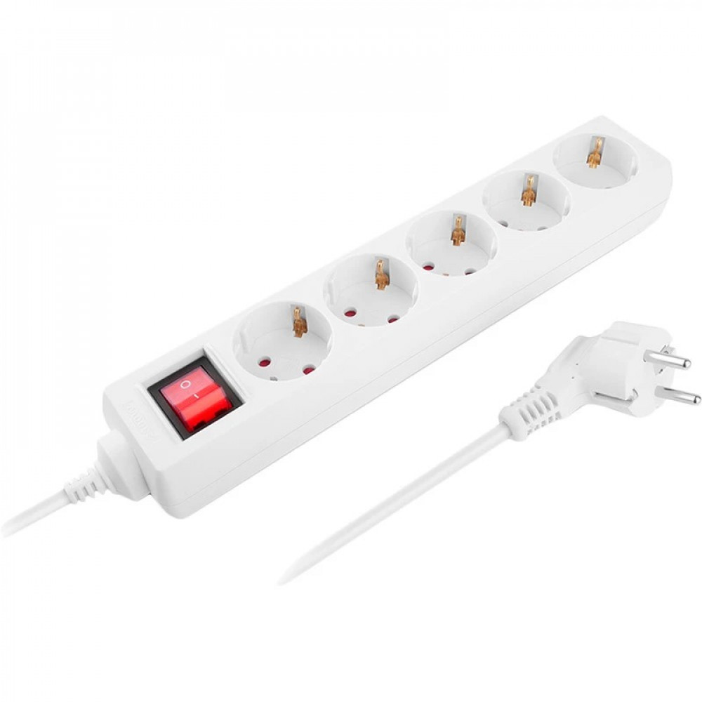 Фільтр живлення REAL-EL RS-Protect M 1.8м White (EL122300025)