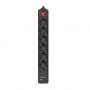 Фільтр живлення REAL-EL RS-Protect 605 3м Black (EL122300041) Фільтр живлення REAL-EL RS-Protect 605 3м Black (EL122300041)