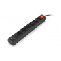 Фільтр живлення REAL-EL RS-Protect 605 3м Black (EL122300041) Фільтр живлення REAL-EL RS-Protect 605 3м Black (EL122300041)