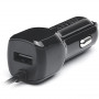 Автомобільний зарядний пристрій REAL-EL CA-15 (2USB, 2.1A) Black + кабель microUSB