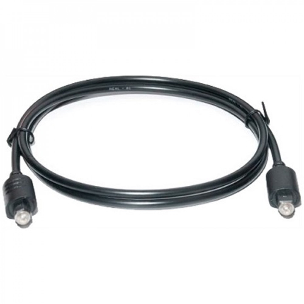 Кабель REAL-EL Toslink - Toslink (M/M), 2 м, Black (EL123500037)