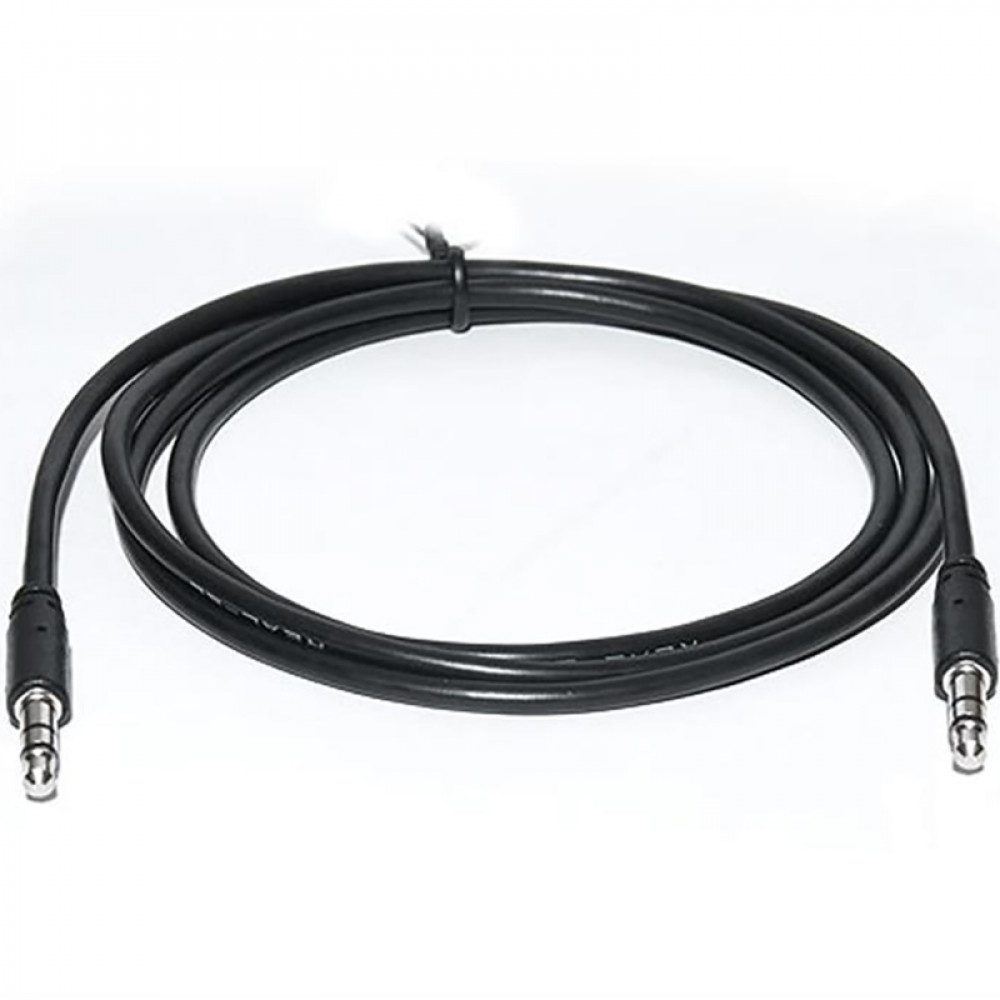 Аудіо-кабель REAL-EL Audio Pro 3.5 мм - 3.5 мм (M/M), 1 м, чорний (EL123500040)