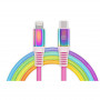 Кабель REAL-EL USB Type-C - Lightning (M/M), 1 м, Rainbow (EL123500054)
