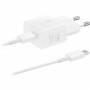 Мережевий зарядний пристрій Samsung EP-T2510XWEGEU White, 25W + кабель USB Type-C