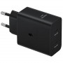 Мережевий зарядний пристрій Samsung Power Adapter Type-C Cable 50W Black (EP-T5020XBEGEU)