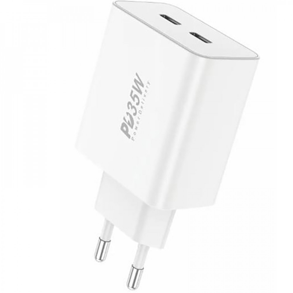 Мережевий зарядний пристрій Foneng EU50 PD35W Fast Charger (2USBх3A) White (EU50-CH)