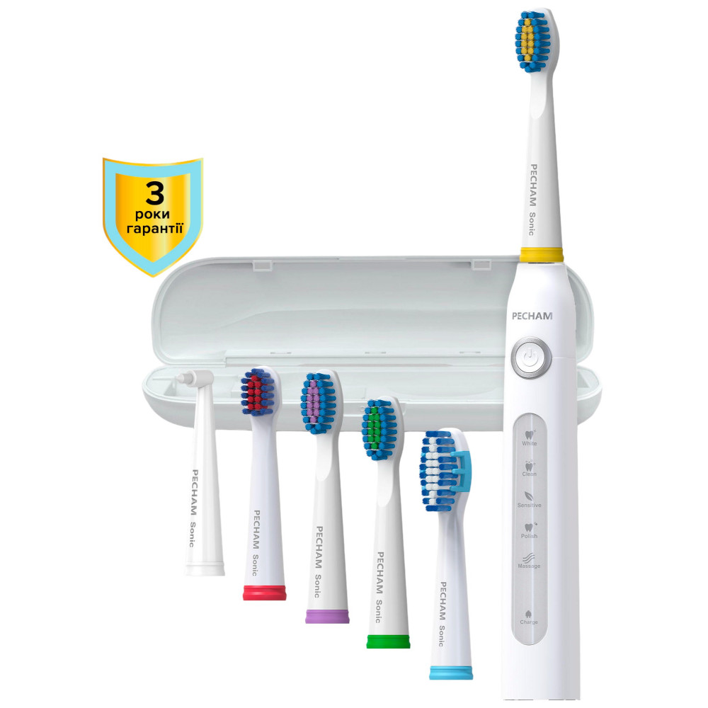 Електрична зубна щітка Pecham Travel PC-081 White