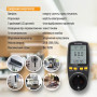 Енергометр цифровий (W/V/A/C/Hz/KWh) СolorWay для розетки (16A/3680W) (CW-VM16-02D)