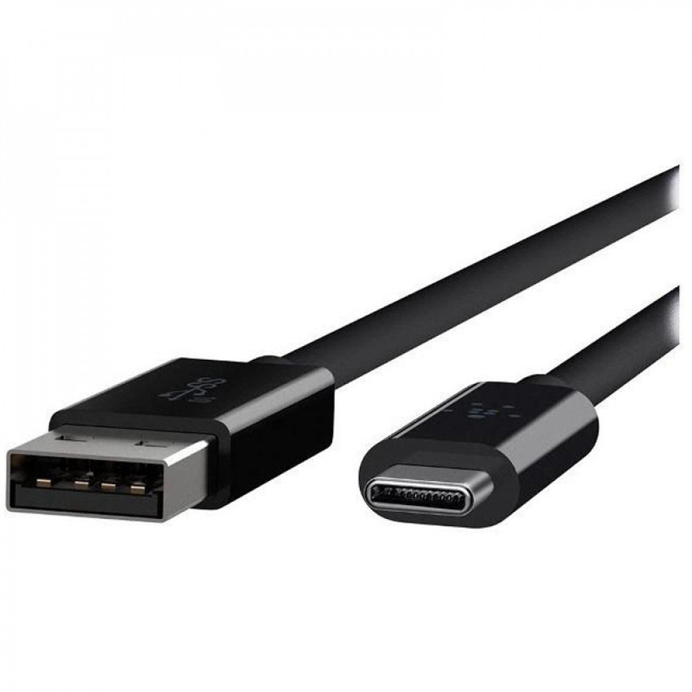 Кабель Belkin USB - USB Type-C (M/M), 1 м Black OEM (F2CU029bt1M-BLK)_OEM