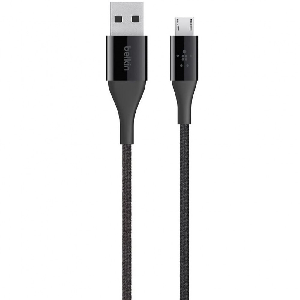 Кабель Belkin DuraTek Mixit USB - MicroUSB (M/M) 1.2 м Black (F2CU051bt04-BLK)