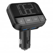 FM-трансмітер Promate ezFM-2 AUX/SD/USB Black