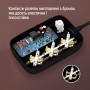 Фільтр живлення ColorWay CW-CHE34PDB GaN3 Pro PD 65W (2USB-A + 2 TYPE-C) 3 розетки, 4 USB, 2 м, чорний