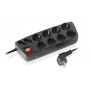 Фільтр живлення REAL-EL RS-10 Protect 3 м Black Фільтр живлення REAL-EL RS-10 Protect 3 м Black