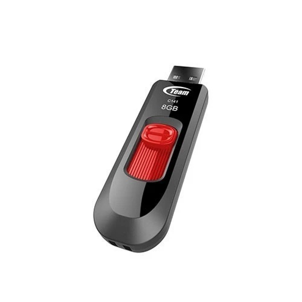 Флеш-накопичувач USB  8GB Team C141 Red (TC1418GR01)