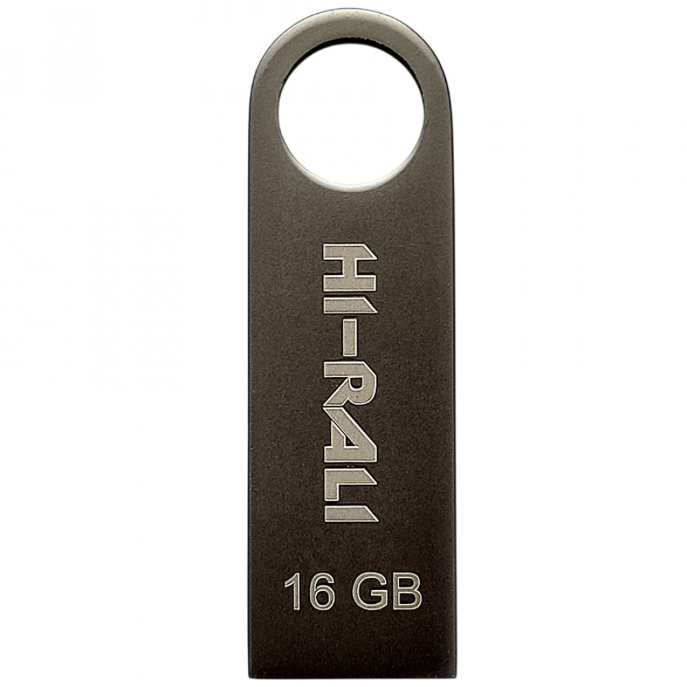 Флеш-накопичувач USB 16GB Hi-Rali Shuttle Series Black (HI-16GBSHBK)