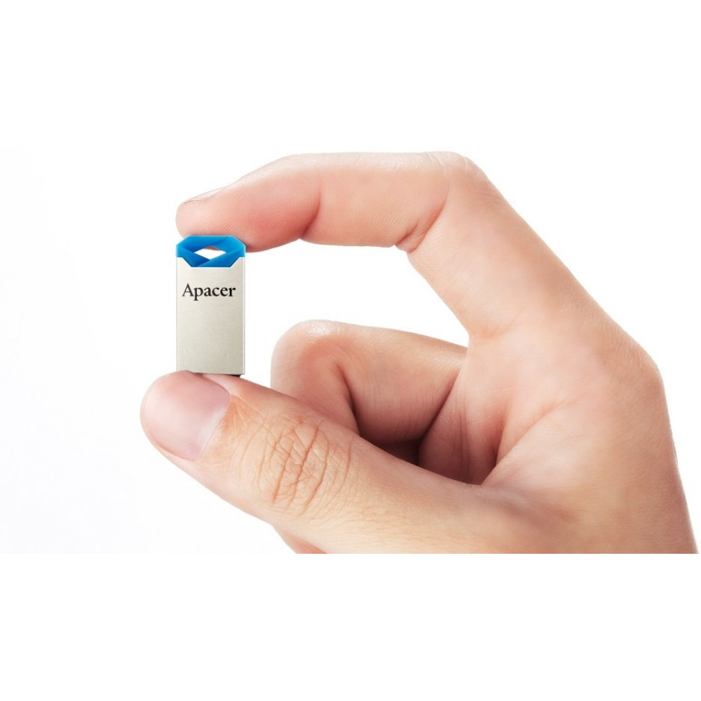 Флеш-накопичувач USB 32GB Apacer AH111 Silver/Blue (AP32GAH111U-1)