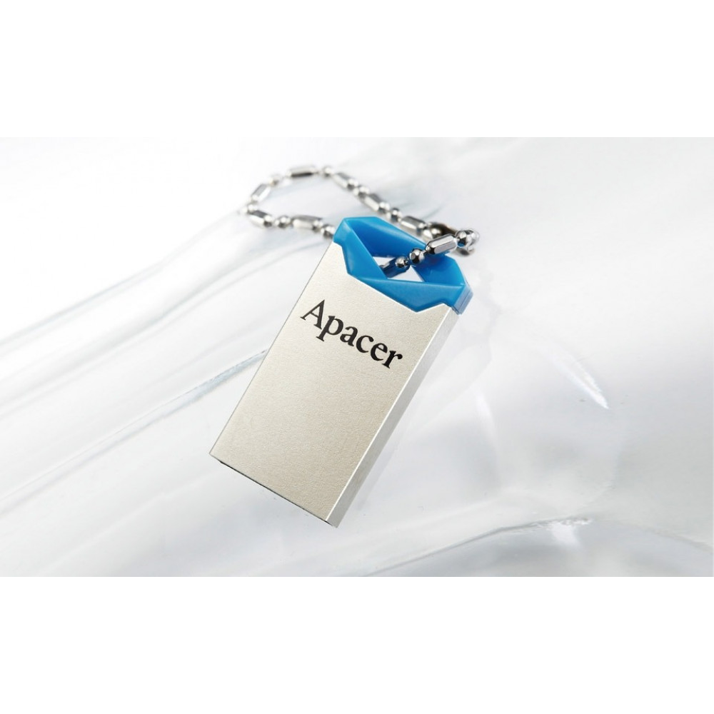 Флеш-накопичувач USB 32GB Apacer AH111 Silver/Blue (AP32GAH111U-1)