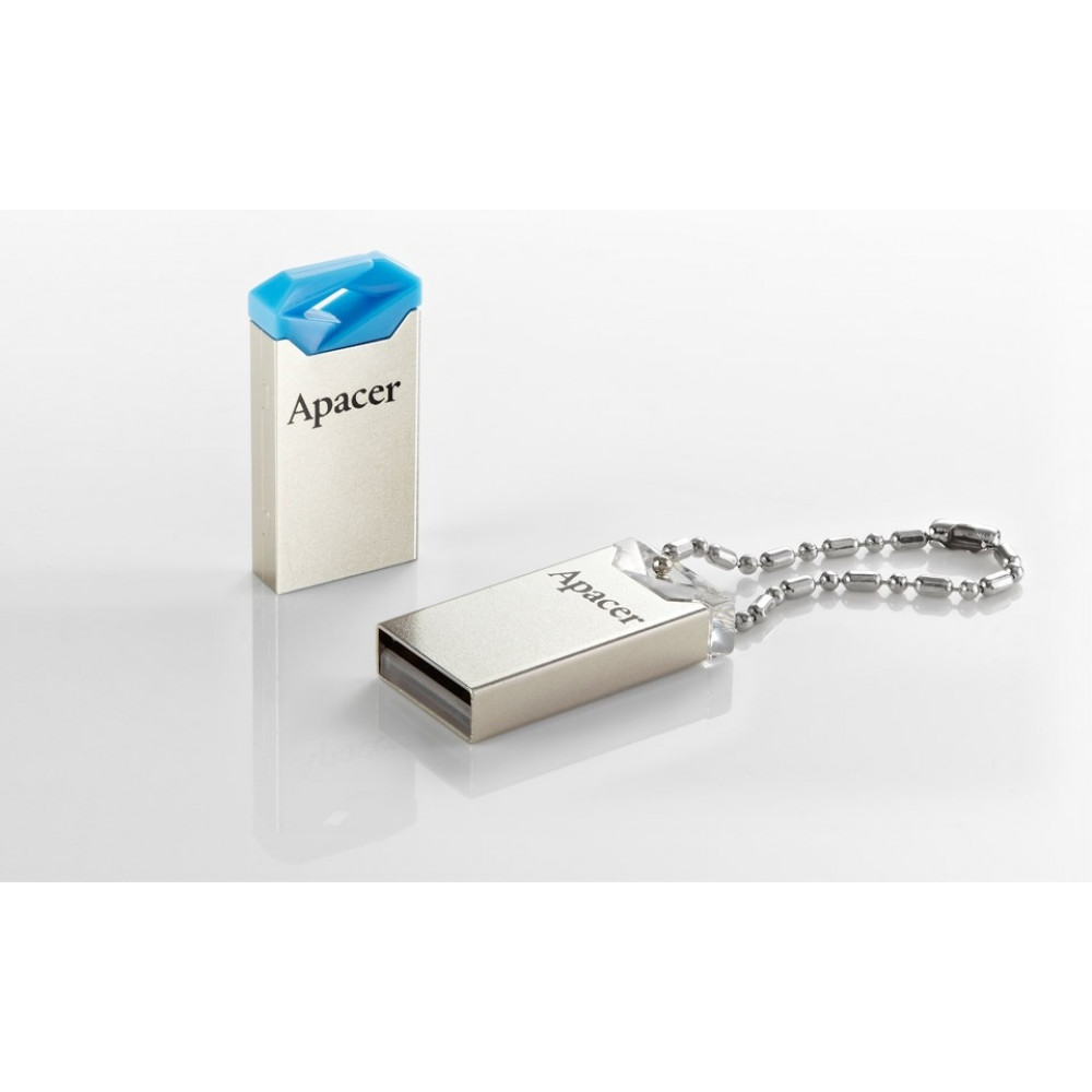 Флеш-накопичувач USB 32GB Apacer AH111 Silver/Blue (AP32GAH111U-1)