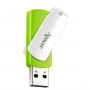Флеш-накопичувач USB 32GB Apacer AH335 White/Green (AP32GAH335G-1)