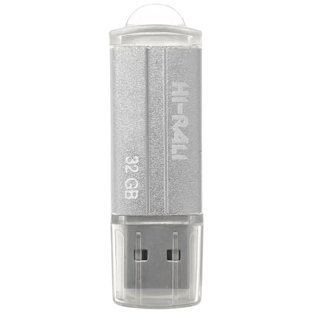 Флеш-накопичувач USB 32GB Hi-Rali Corsair Series Silver (HI-32GBCORSL)