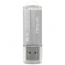 Флеш-накопичувач USB 32GB Hi-Rali Corsair Series Silver (HI-32GBCORSL)