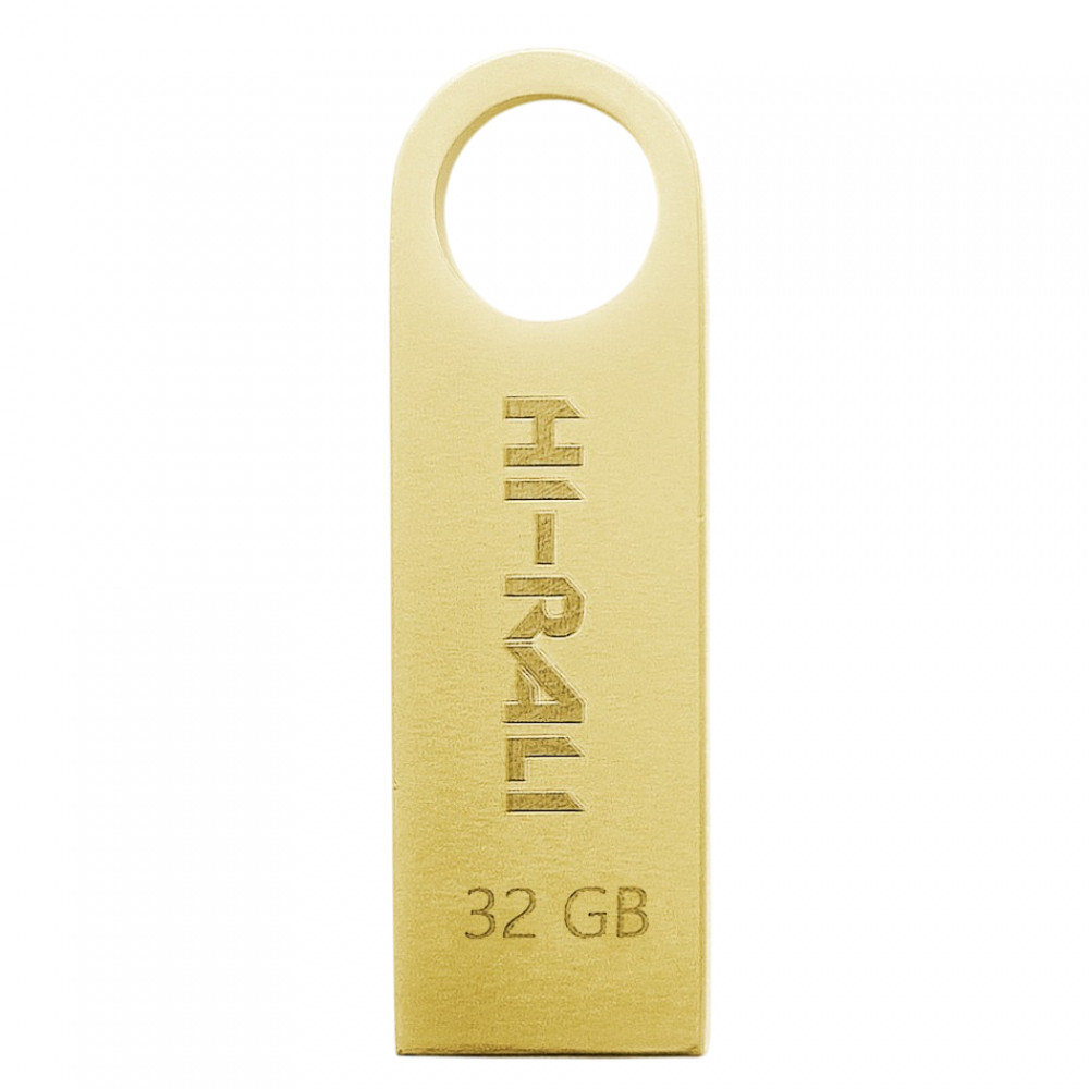 Флеш-накопичувач USB 32GB Hi-Rali Shuttle Series Gold (HI-32GBSHGD)