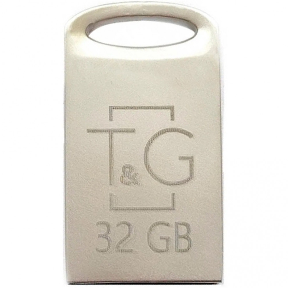Флеш-накопичувач USB 32GB T&G 105 Metal Series Silver (TG105-32G)