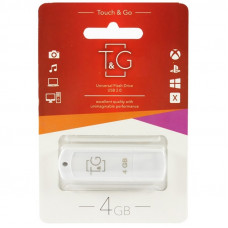 Флеш-накопичувач USB 4GB T&G 011 Classic Series White (TG011-4GBWH)