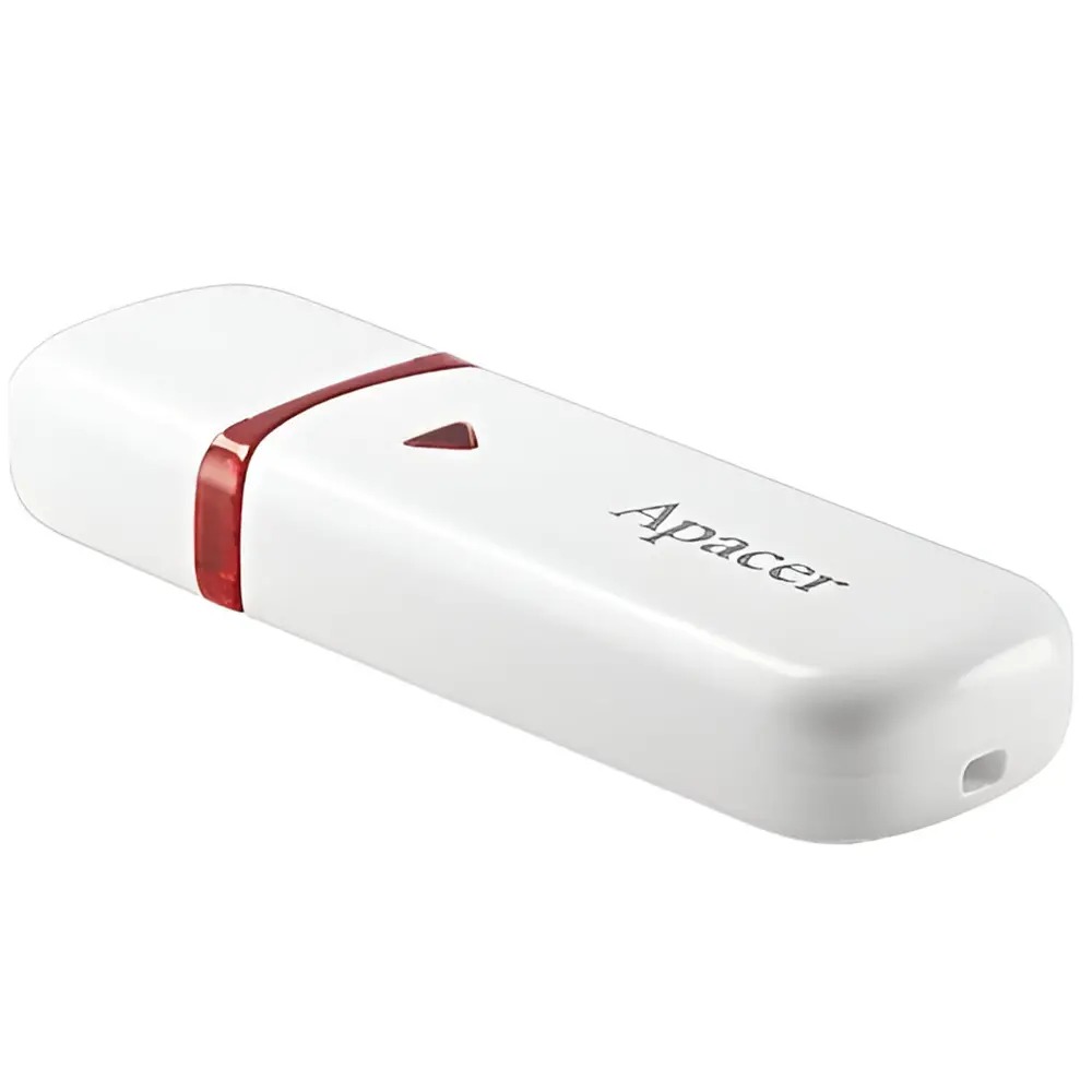 Флеш-накопичувач USB 64GB Apacer AH333 White (AP64GAH333W-1)