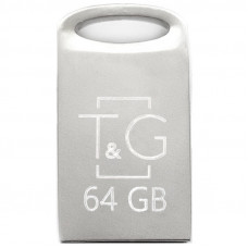 Флеш-накопичувач USB 64GB T&G 105 Metal Series Silver (TG105-64G)