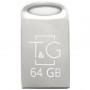 Флеш-накопичувач USB 64GB T&G 105 Metal Series Silver (TG105-64G)