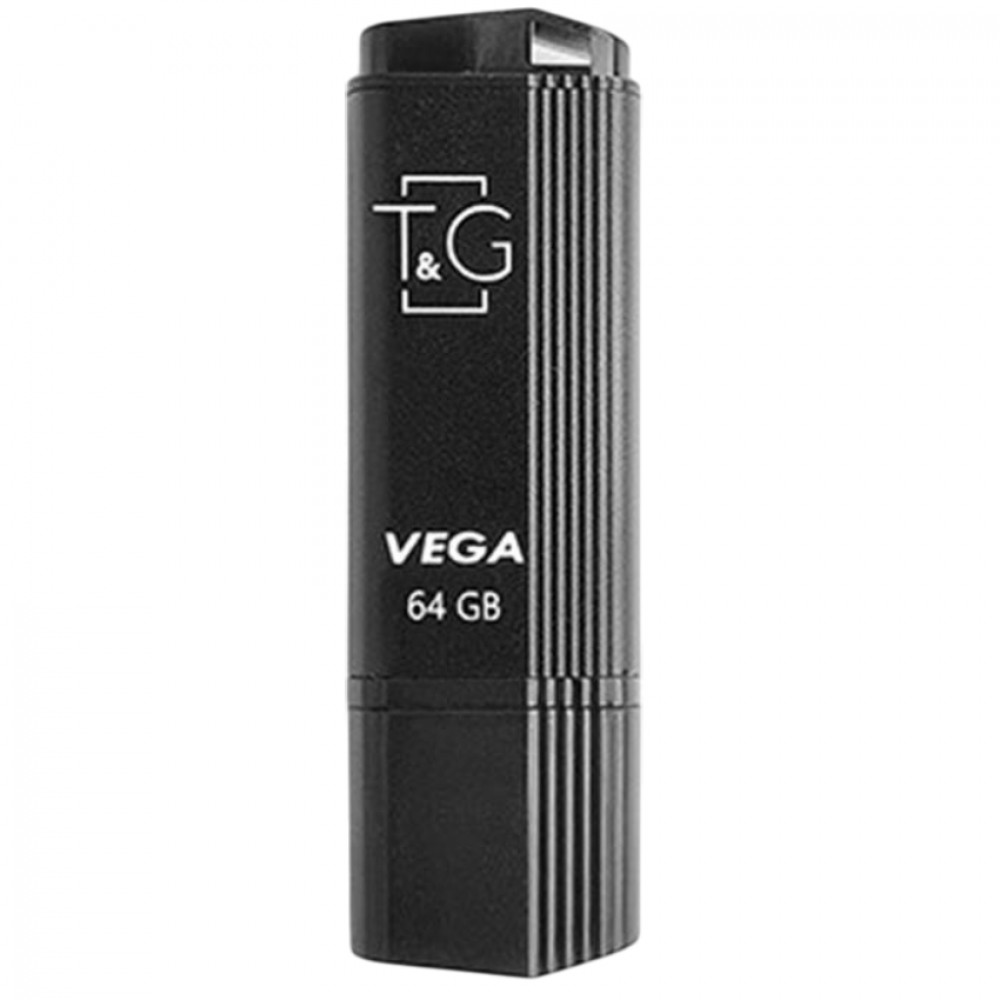Флеш-накопичувач USB 64GB T&G 121 Vega Series Black (TG121-64GBBK)