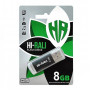 Флеш-накопичувач USB 8GB Hi-Rali Rocket Series Black (HI-8GBVCBK)