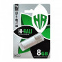 Флеш-накопичувач USB 8GB Hi-Rali Rocket Series Silver (HI-8GBVCSL)