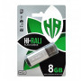 Флеш-накопичувач USB 8GB Hi-Rali Stark Series Silver (HI-8GBSTSL)