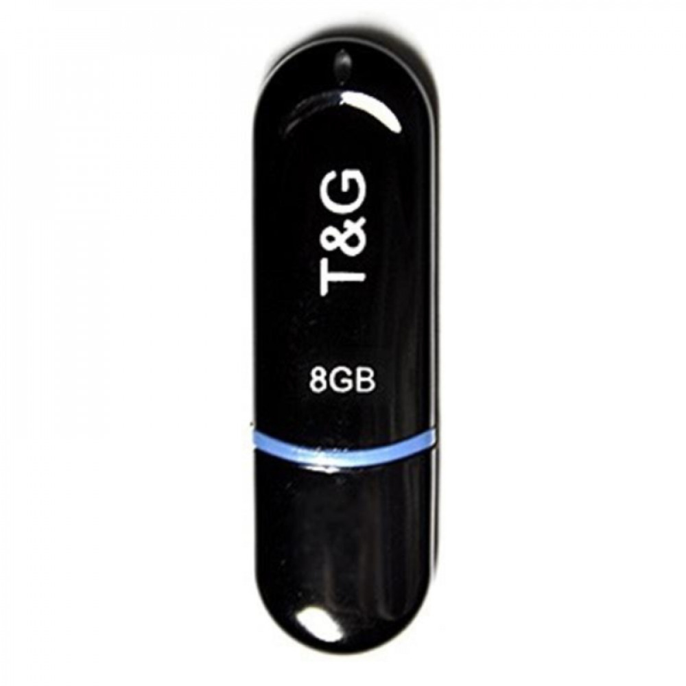 Флеш-накопичувач USB 8GB T&G 012 Classic Series Black (TG012-8GBBK)