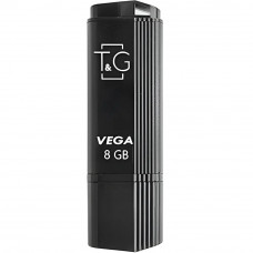 Флеш-накопичувач USB 8GB T&G 121 Vega Series Black (TG121-8GBBK)