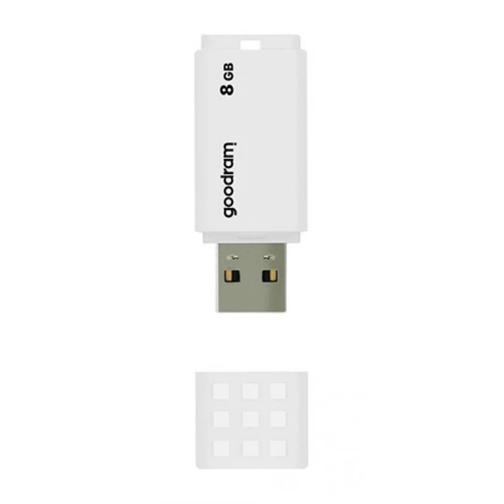 Флеш-накопичувач USB2.0  8GB Goodram UME2 White (UME2-0080W0R11)